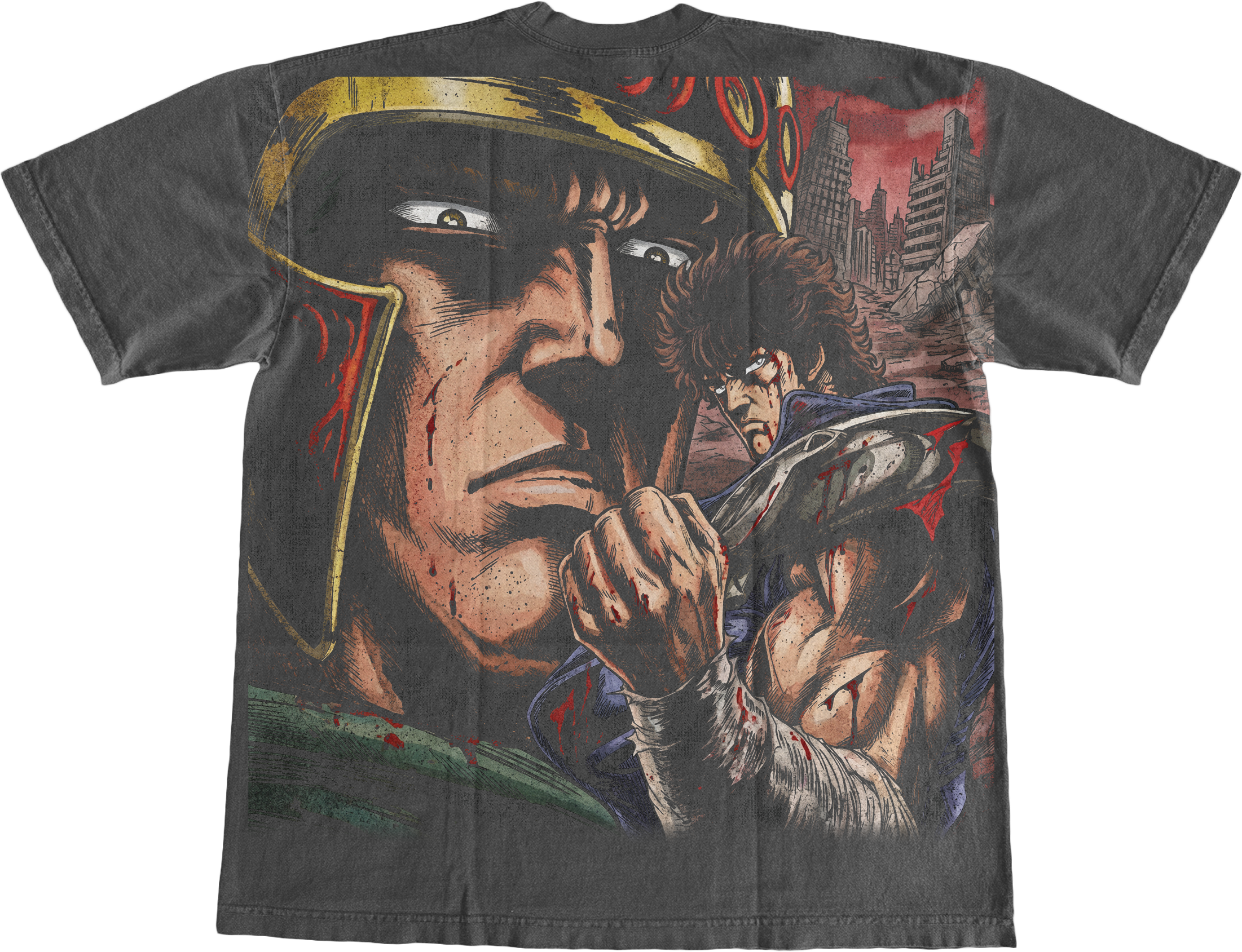 VINTAGE FIST OF THE NORTH STAR THRIFT TEE (SUPER JUMBO PRINT)