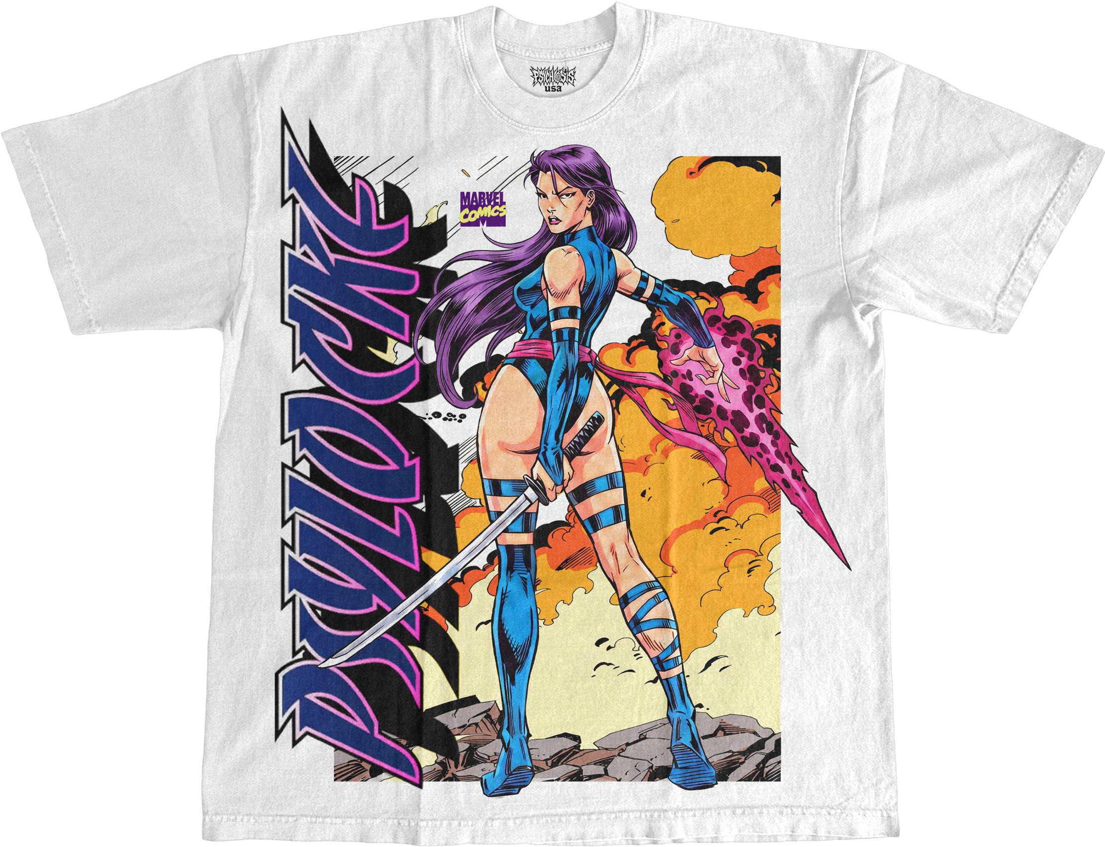 VINTAGE PSYLOCKE THRIFT TEE