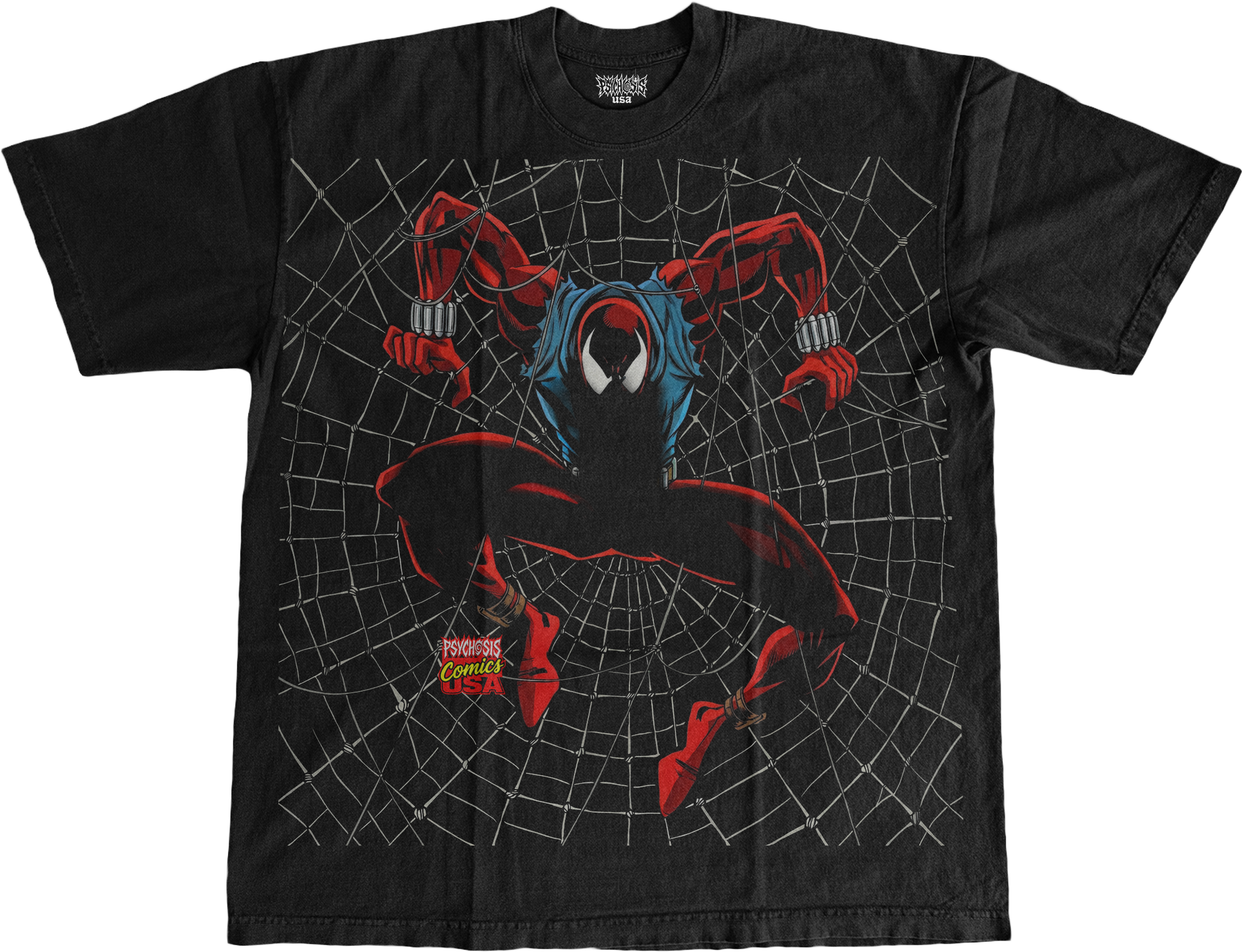 VINTAGE SCARLET SPIDEY THRIFT TEE