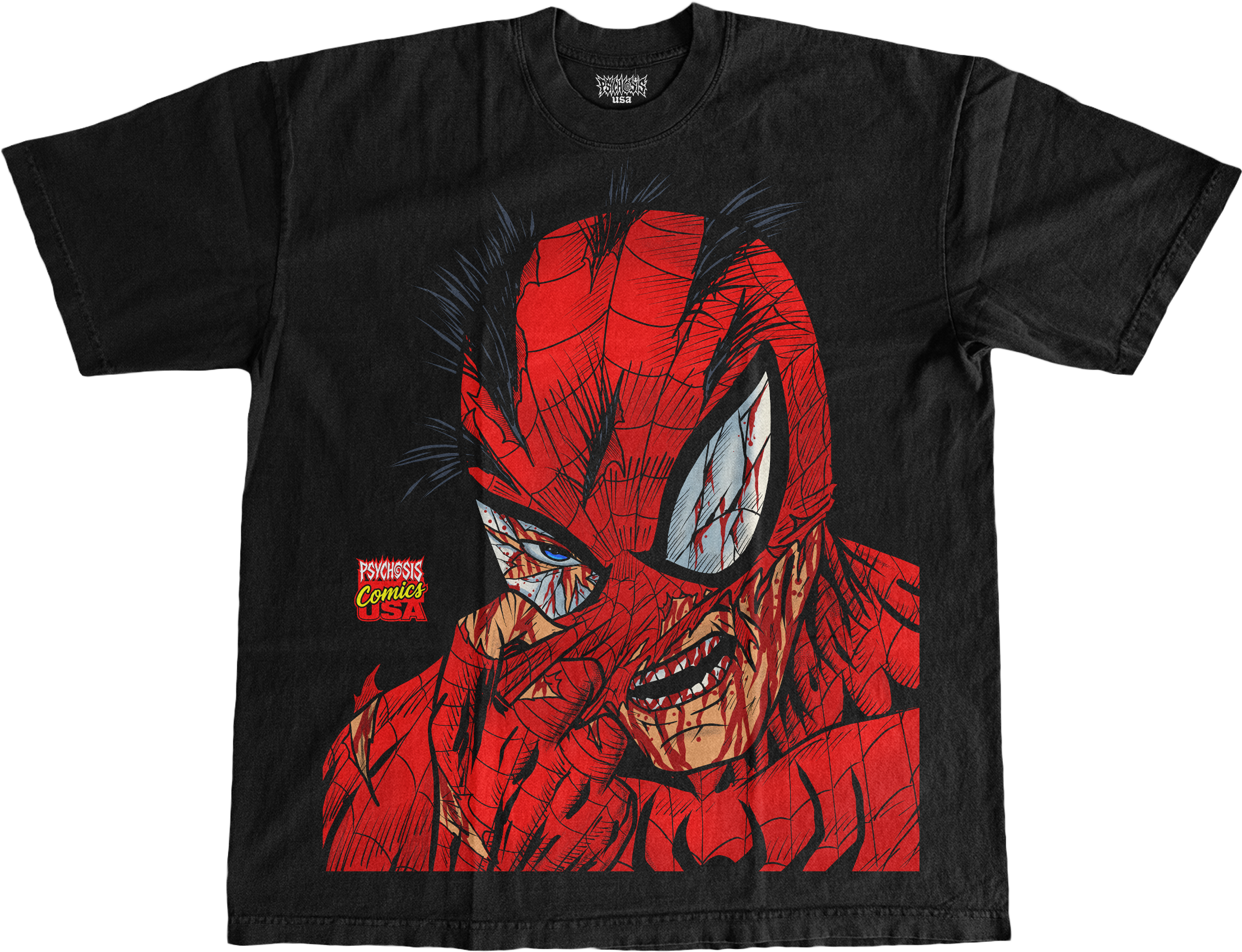 VINTAGE SPIDEY BATTLE DAMAGED THRIFT TEE