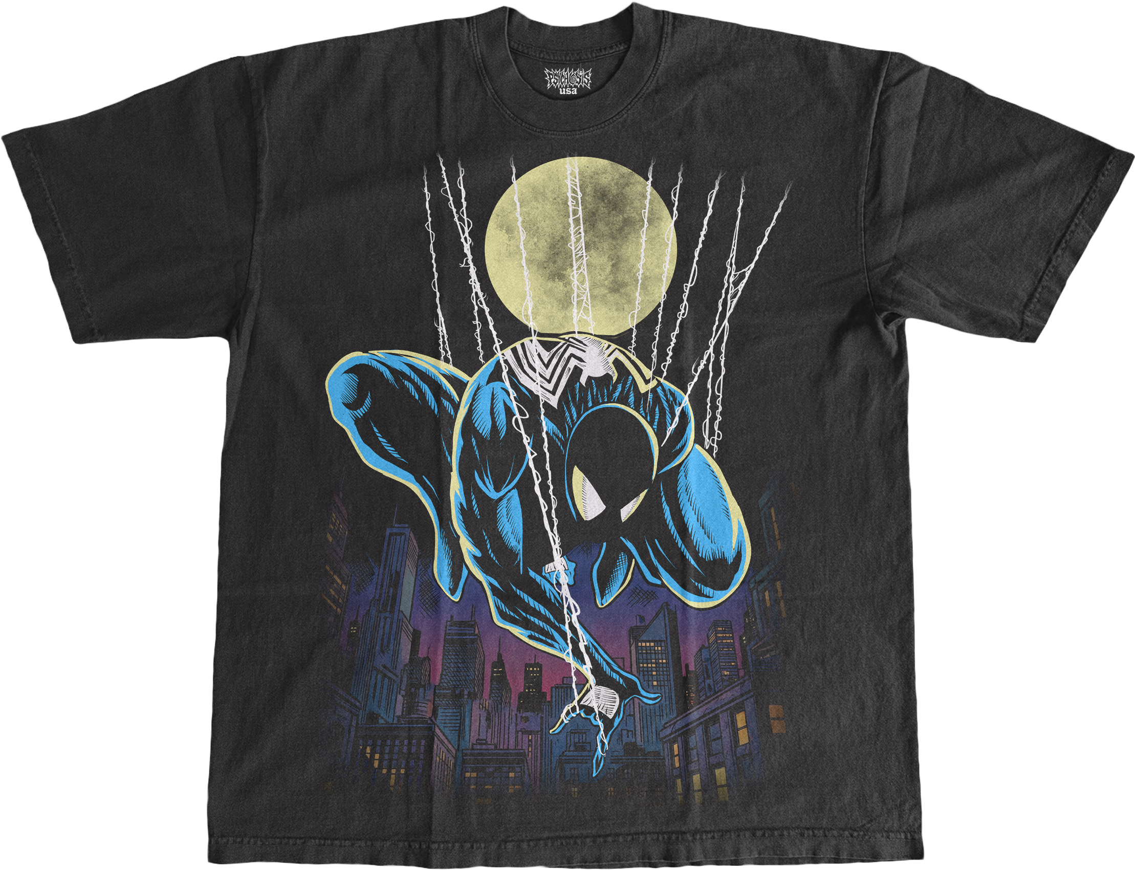 VINTAGE SYMBIOTE SPIDEY THRIFT TEE