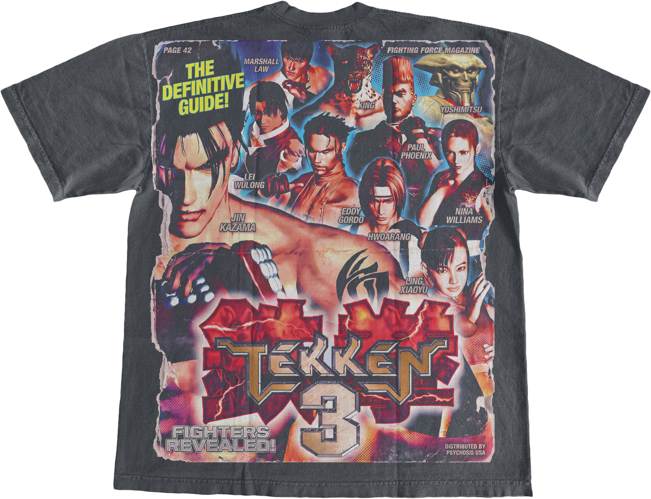 VINTAGE TEKKEN 3 THRIFT TEE