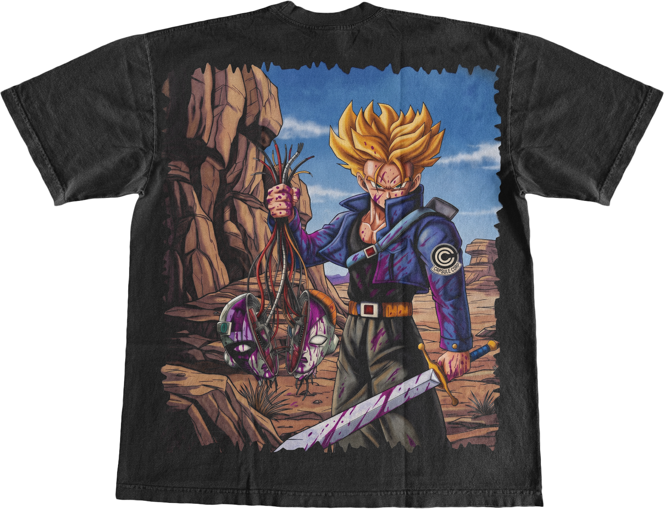 VINTAGE TRUNKS SLASH THRIFT TEE
