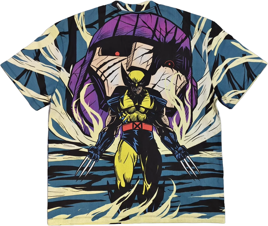 VINTAGE WOLVERINE AOP THRIFT TEE