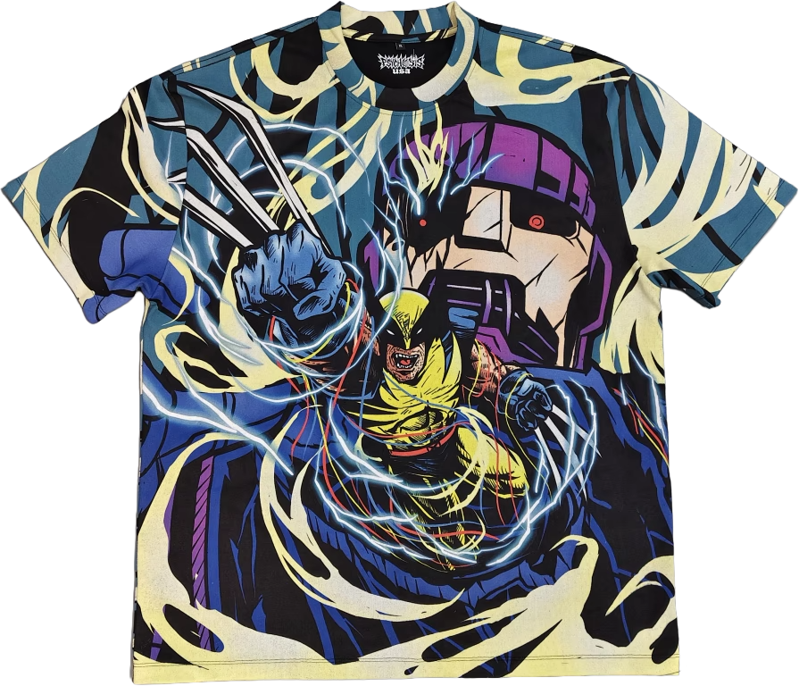 VINTAGE WOLVERINE AOP THRIFT TEE