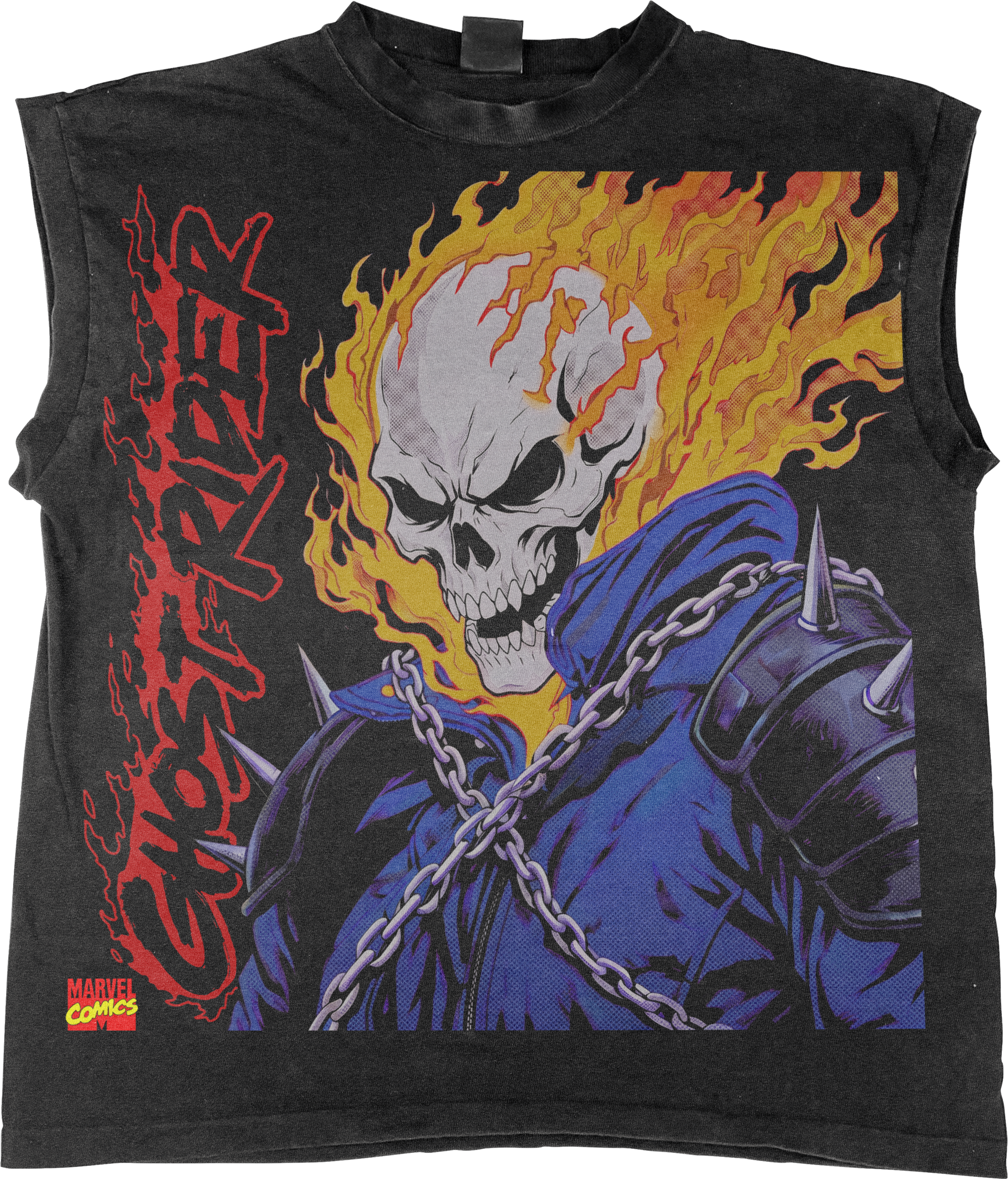 VINTAGE GHOST RIDER CUTOFF THRIFT TEE